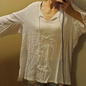 🌕 C.D. Daniels White Tunic Size 1X